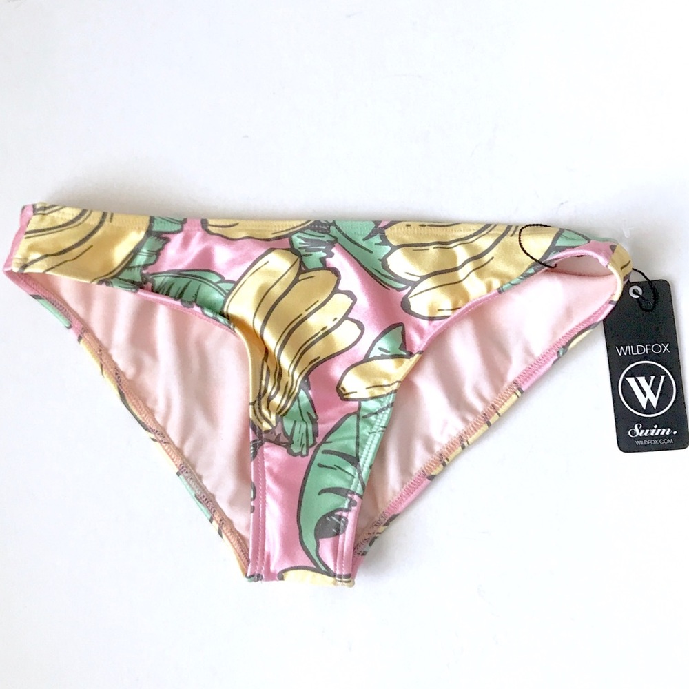 Wildfox pink banana bikini bottoms NWT